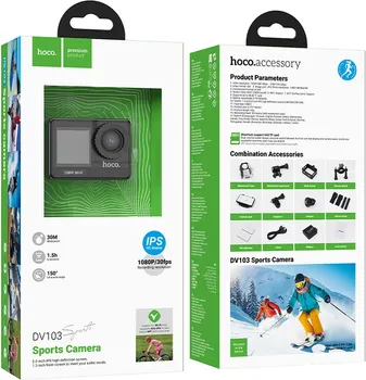 HOCO DUAL COLOR SCREEN SPORTS CAMERA DV103 BLACK (2 / 9)