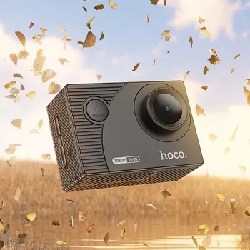 HOCO SPORTS CAMERA WITH SCREEN 2 1080P/30FPS DV100 BLACK (2 / 9)