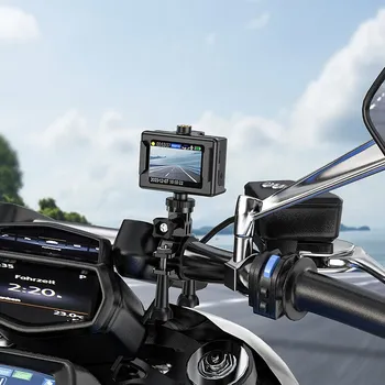 HOCO SPORTS CAMERA WITH SCREEN 2 1080P/30FPS DV100 BLACK (3 / 9)