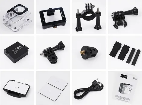 HOCO SPORTS CAMERA WITH SCREEN 2 1080P/30FPS DV100 BLACK (8 / 9)