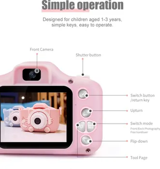X2C 2.0 SCREEN KIDS DIGITAL CAMERA 1080P 400MAH (3 / 26)
