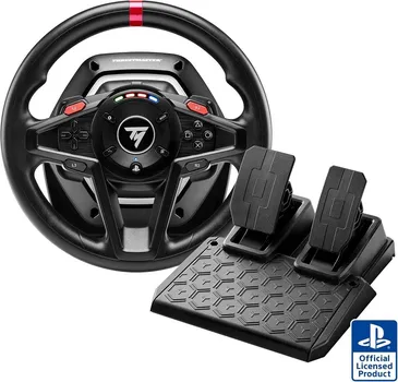 THRUSTMASTER T128-P PODRŽANO ZA: PC/PLAYSTATION 4/PLAYSTATION 5, GAMING STEERING WHEEL SA PEDALAMA, FEEDBACK, ROTATION,13 DUGMADI + PEDALE, (1 / 6)