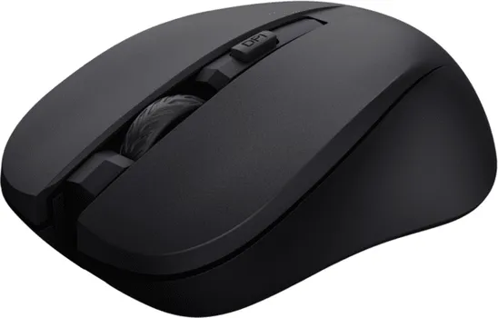 TRUST MYDO SILENT WLS MIŠ WIRELESS CRNI, DPI 1000-1800 OBJE RUKE, 4 TIPKI, TIHI (2 / 3)