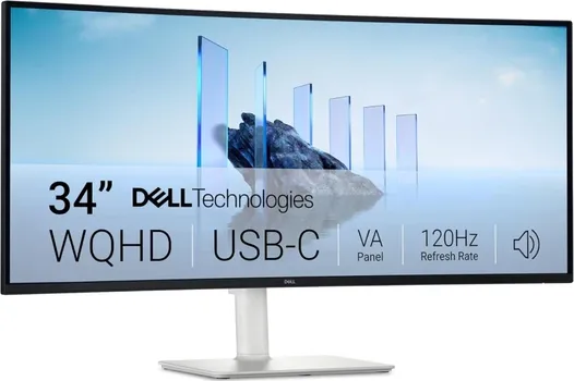 DELL MONITOR S3425DW, 34 WQHD VA CURVED, 120HZ, 1MS, 300 NITS, FREESYNC PREMIUM, HDR10, 2X HDMI, USB-C, USB HUB, ZVUČNICI, VESA (4 / 12)