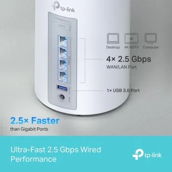 TP-LINK DECO BE65 (3-PACK) BE11000 WHOLE HOME MESH WIFI 7 SYSTEM (6 / 6)