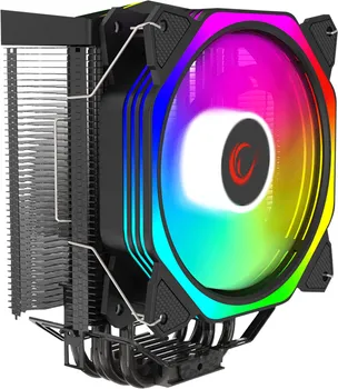 RAMPAGE CPU HLADNJAK OCTAGON C50 BLACK 57CFM 1800RPM 12CM ARGB AM5/LGA1700 COMPATIBLE AIR COOLED CPU FAN (1 / 6)