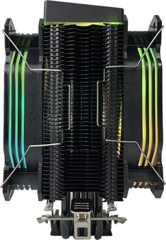RAMPAGE CPU HLADNJAK OCTAGON C60 BLACK 57CFM 1800RPM 2X12CM ARGB AM5/LGA1700 COMPATIBLE AIR COOLED CPU FAN (4 / 5)