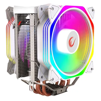 RAMPAGE CPU HLADNJAK OCTAGON C60 WHITE 57CFM 1800RPM 2X12CM ARGB AM5/LGA1700 COMPATIBLE AIR COOLED CPU FAN (1 / 5)