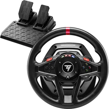 THRUSTMASTER T128 PS5/PS4/PC GAMING STEERING WHEEL WITH PEDALS,FEEDBACK,ROTATION,13 BUTTONS, PEDALS T128 PS5/PS4/PC GAMING STEERING WHEEL WITH PEDALS,FEEDBACK,ROTATION... (1 / 2)