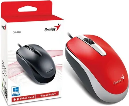 GENIUS MIŠ DX-120 OPTICAL USB RED (12 / 12)