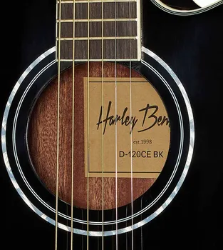 HARLEY BENTON D-120CE BK AKUSTICNA GITARA SA OZVUKOM (4 / 8)