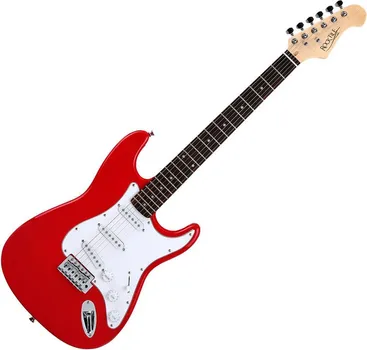 ROCKTILE BANGER’S PACK E-GUITAR SET RED ELEKTRICNA GITARA + TORBA, GITARSKO POJACALO, KAIS, KABAL, SET ZICA,... (2 / 10)