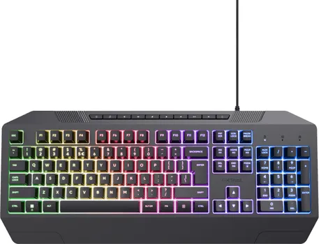 TRUST GXT 836 EVOCX ILLUMINATED GAMING KEYBOARD WITH RAINBOW WAVE RGB (1 / 11)