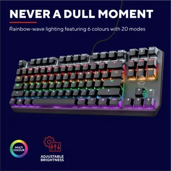 TRUST GXT 834 CALLAZ TKL MECHANICAL COMPACT GAMING KEYBOARD (3 / 8)