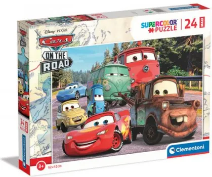 CLEMENTONI 24239 IGRAČKA PUZLE 24 MAXI CARS (1 / 3)