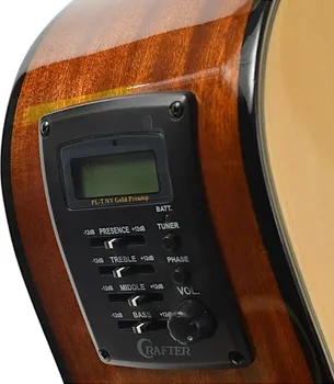 CRAFTER HG-250 CE/N ELEKTRO-AKUSTIČNA GITARA GRAND AUDITORIUM OBLIKA SA UGRAĐENIM PREAMPOM (5 / 6)