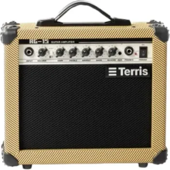 TERRIS TEP1 RED POČETNIČKI GITARSKI KOMPLET SA POJAČALOM, TUNEROM I DODATNOM OPREMOM U... (6 / 9)