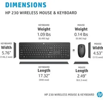 HP 655 KEYBOARD & MOUSE WIRELESS COMBO (2 / 11)