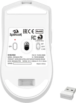 REDRAGON K1NG MAX AKG MOUSE [2.4G / BLUETOOTH / WIRED] (1 / 3)