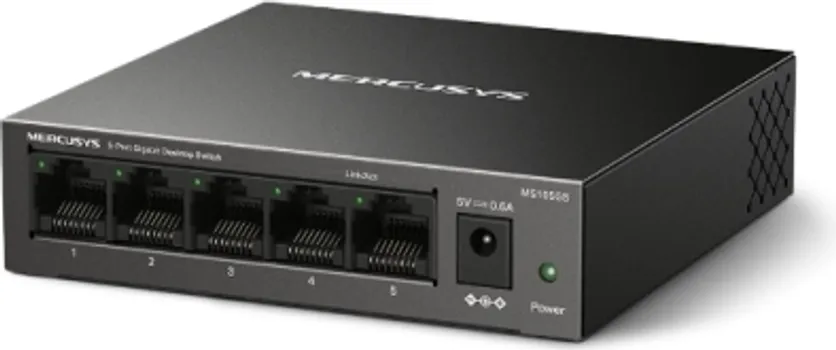 MERCUSYS MS105GS DESKTOP SWITCH 5×10/100/1000 (2 / 4)