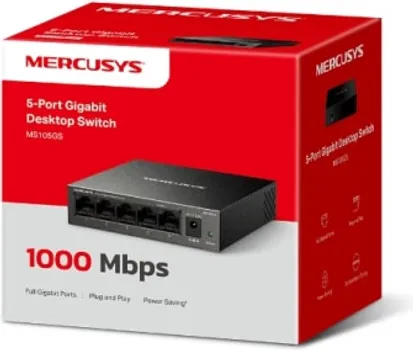 MERCUSYS MS105GS DESKTOP SWITCH 5×10/100/1000 (4 / 4)