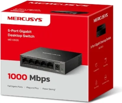MERCUSYS MS105GS DESKTOP SWITCH 5×10/100/1000 (4 / 4)