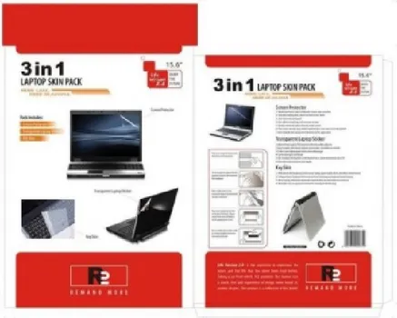 INTEX LAPTOP SKIN PROTECTOR 15.6 3 IN 1 (1 / 1)