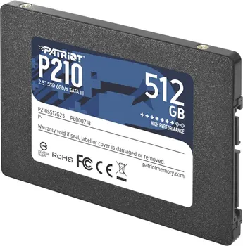 PATRIOT P210 512GB / SSD 2.5 / SATA III UP TO R/W : 520/430 MB/S (1 / 1)