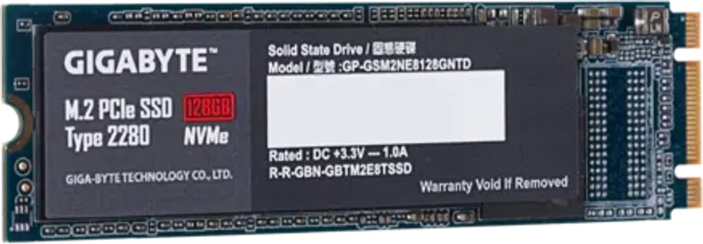 GIGABYTE 128GB / SSD M.2 PCIE (3 / 4)
