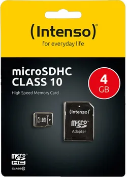 INTENSO 4GB / MICRO SD CARD CLASS 10 WITH ADAPTER (1 / 1)