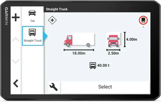 NAVIGACIJA ZA KAMION GARMIN DEZL LGV 810 EUROPE (3 / 6)
