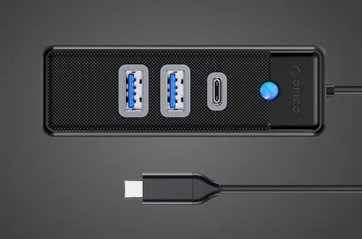 OTG USB-C HUB ORICO PWC2U-C3 3U1 15CM CRNI (4 / 4)