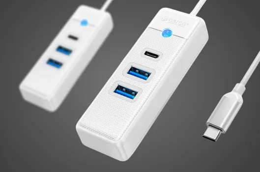 OTG USB-C HUB ORICO PWC2U-C3 3U1 15CM BIJELI (6 / 7)