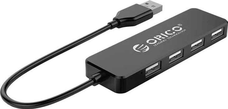 OTG HUB USB-A ORICO FL01-BK-BP 4U1 30CM (1 / 9)