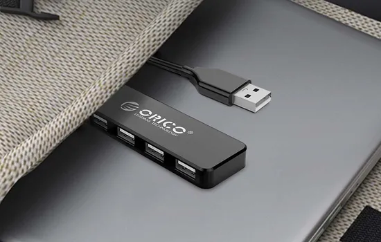 OTG HUB USB-A ORICO FL01-BK-BP 4U1 30CM (2 / 9)