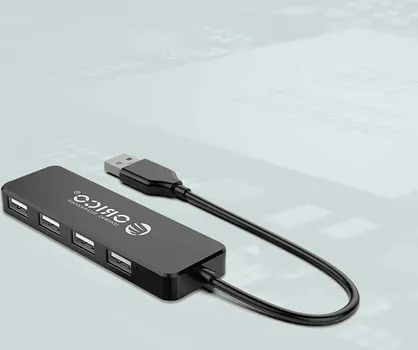 OTG HUB USB-A ORICO FL01-BK-BP 4U1 30CM (5 / 9)