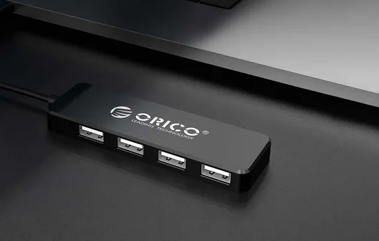 OTG HUB USB-A ORICO FL01-BK-BP 4U1 30CM (6 / 9)