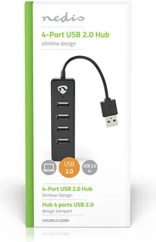 USB HUB NEDIS 4U1 10CM (4 / 5)