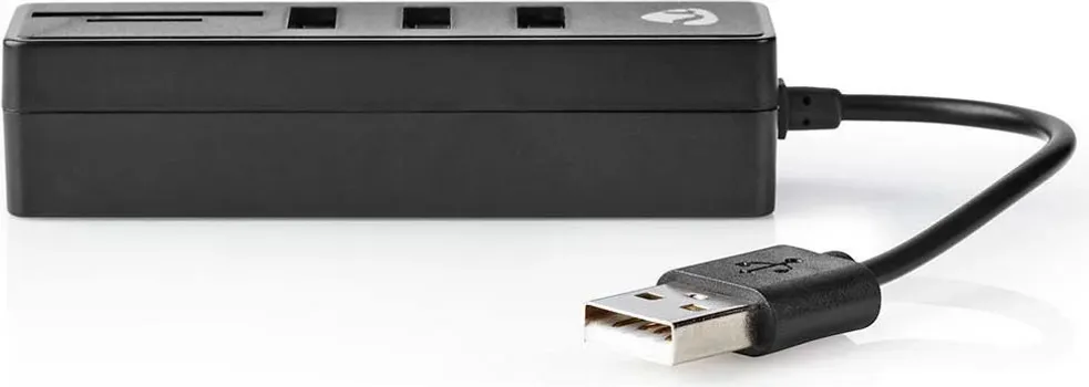 USB HUB SA ČITAČEM KARTICA 4U1 NEDIS 10CM (2 / 4)