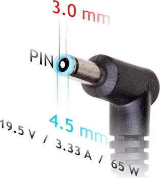 PUNJAČ ZA LAPTOP DELL 19.5V 65W 4.5X3.0MM + PIN AKYGA (2 / 3)