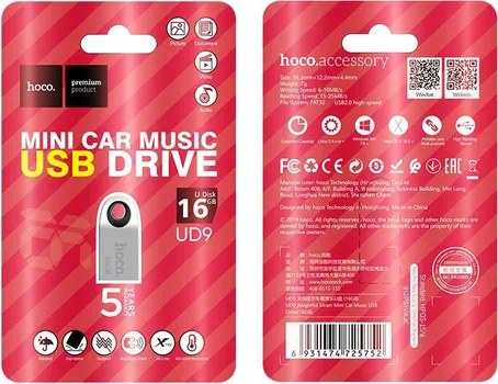 16GB / USB FLASH DRIVE HOCO UD9 (3 / 3)