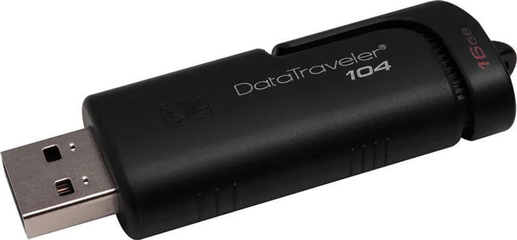 16GB / USB FLASH DRIVE / KINGSTON DT104 (1 / 3)