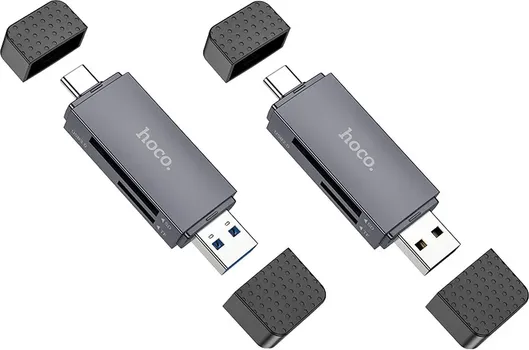 USB-A USB-C ČITAČ KARTICA HOCO 2/1 (1 / 6)