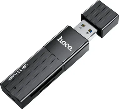 USB 3.0 ČITAČ MEMORIJSKIH KARTICA HOCO HB20 2U1 (1 / 4)