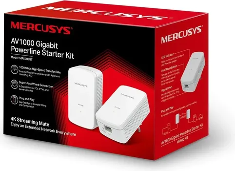 MERCUSYS POWERLINE WIFI ADAPTER GIGABITNI MP500 AV1000 (3 / 4)