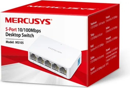 SWITCH 5 PORTNI MERCUSYS MS105 (2 / 2)