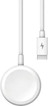 APPLE BEŽIČNI PUNJAČ ZA PAMETNI SAT SA LIGHNING KABLOM 2U1 1.5M JOYROOM BIJELI (1 / 5)