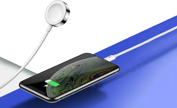 APPLE BEŽIČNI PUNJAČ ZA PAMETNI SAT SA LIGHNING KABLOM 2U1 1.5M JOYROOM BIJELI (3 / 5)