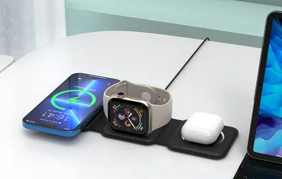APPLE BEŽIČNI USB-C PUNJAČ ZA TELEFON SLUŠALICE I SAT CHOETECH T588-F 15W (5 / 8)