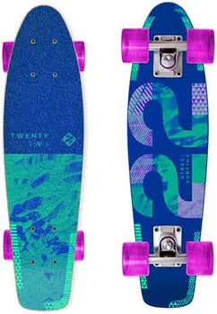 SKATEBOARD STREET SURFING WOOD BEACH BOARD TWENTY TWO (1 / 1)